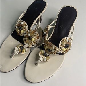 Franco Sarto Beaded Wedge